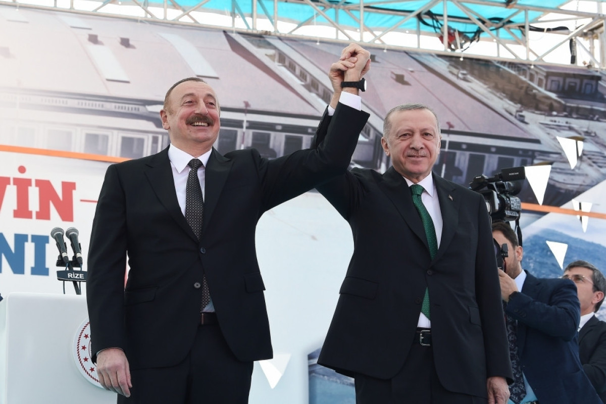 Ilham Aliyev, President of Azerbaijan and Recep Tayyip Erdogan, President of Turkiye