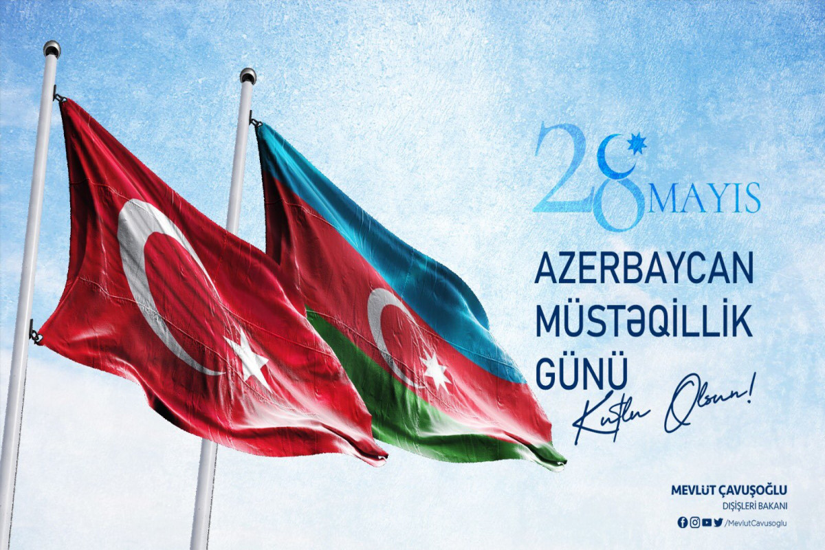 Turkish FM congratulates Azerbaijani people
