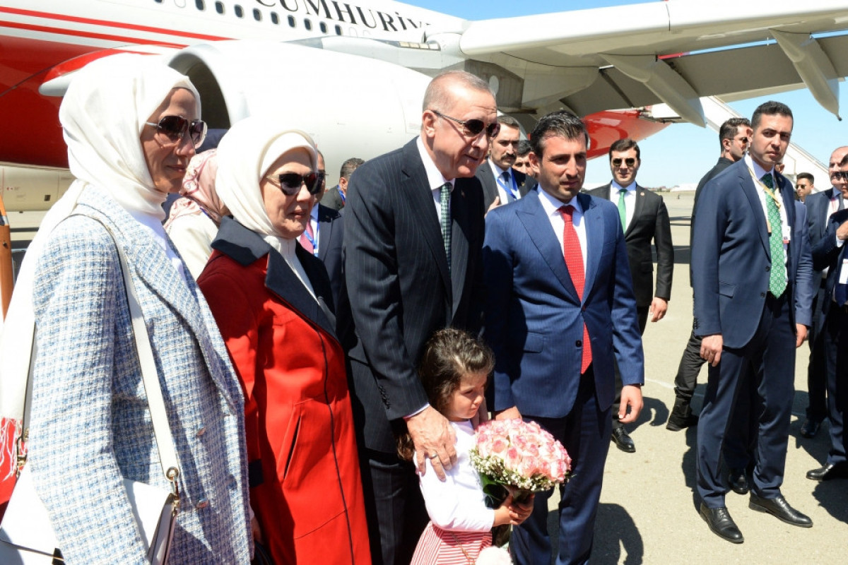 Turkish President arrives in Azerbaijan-UPDATED 