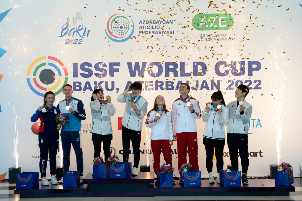 Определились золотые призеры Кубка мира по стендовой стрельбе в Баку -ФОТО 