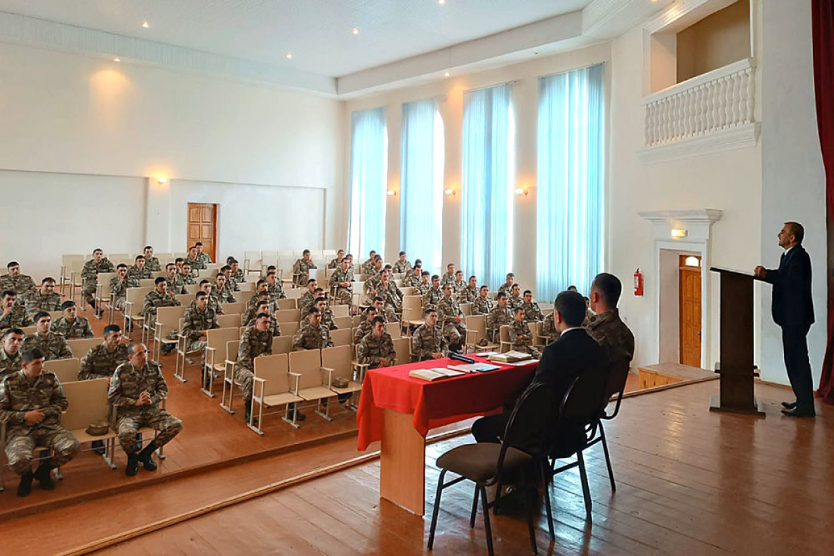 Representatives of State Committee for Work with Religious Associations held meeting with servicemen