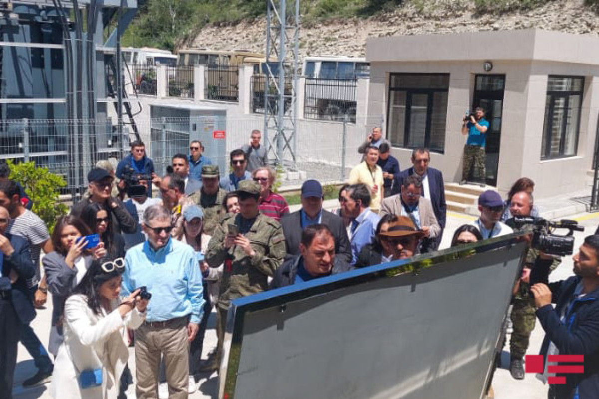 Representatives of diplomatic corps visited Kalbajar substation-PHOTO 