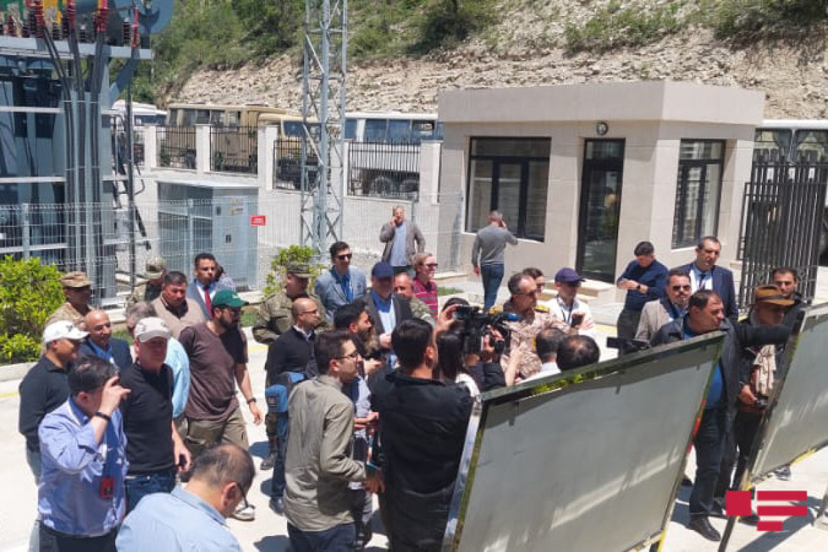 Representatives of diplomatic corps visited Kalbajar substation-PHOTO 