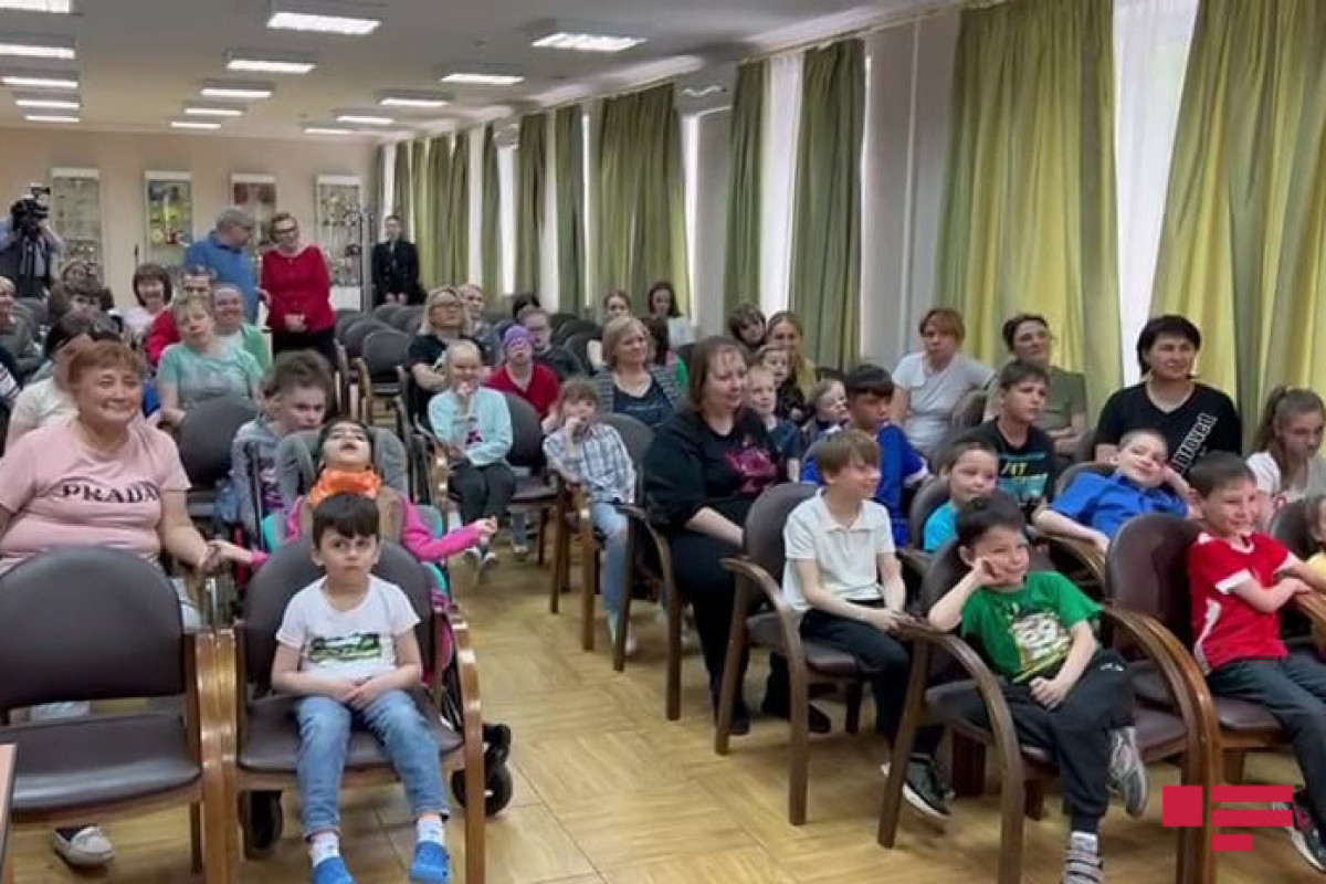 Heydər Əliyev Fondu Moskvada uşaq evində bayram tədbiri keçirib - FOTO 