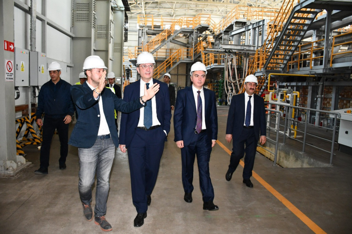 Встреча с послом Германии в Сумгайытском химическом промышленном парке