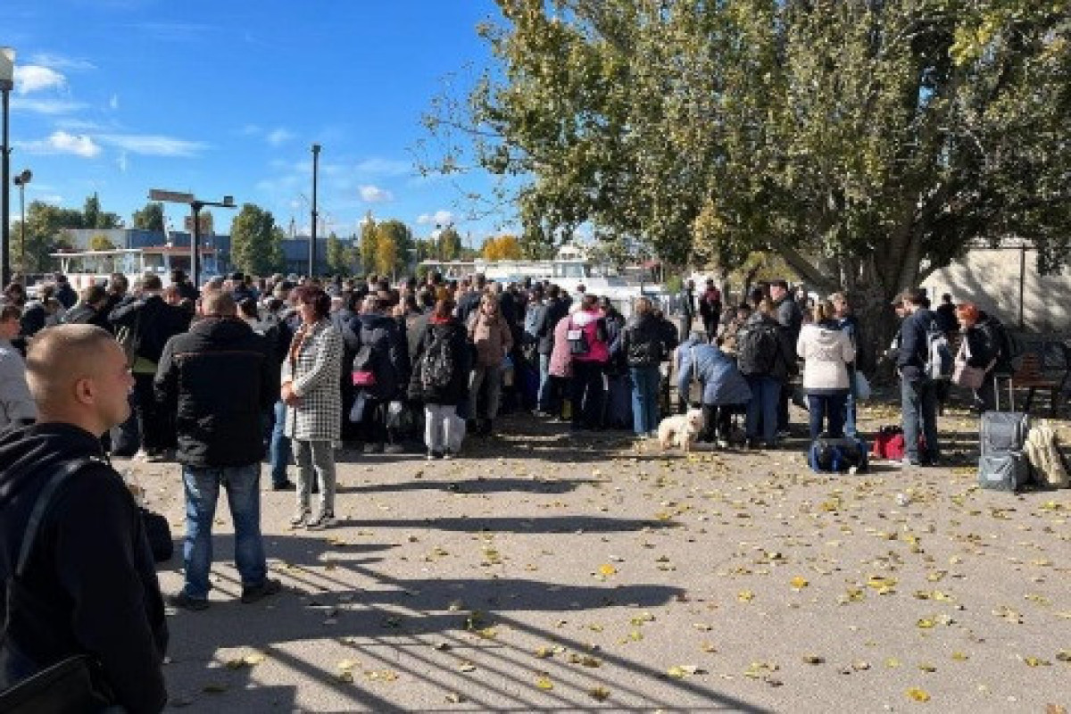 Ukraynanın Xerson vilayətinin bir hissəsində təxliyə başlayıb