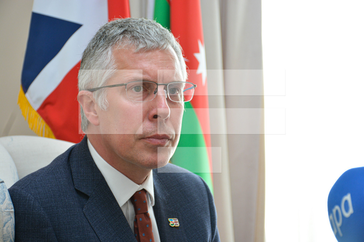 the UK ambassador to Azerbaijan Fergus Auld