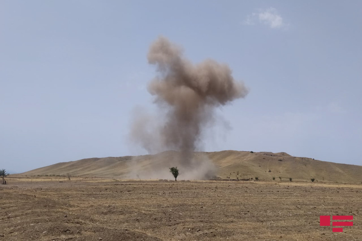 Company car fell on landmine in Azerbaijan
