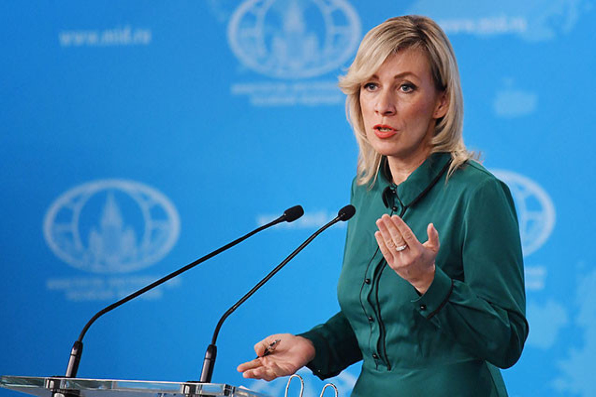 Maria Zakharova, head of the press service of Russian Ministry of Foreign Affairs
