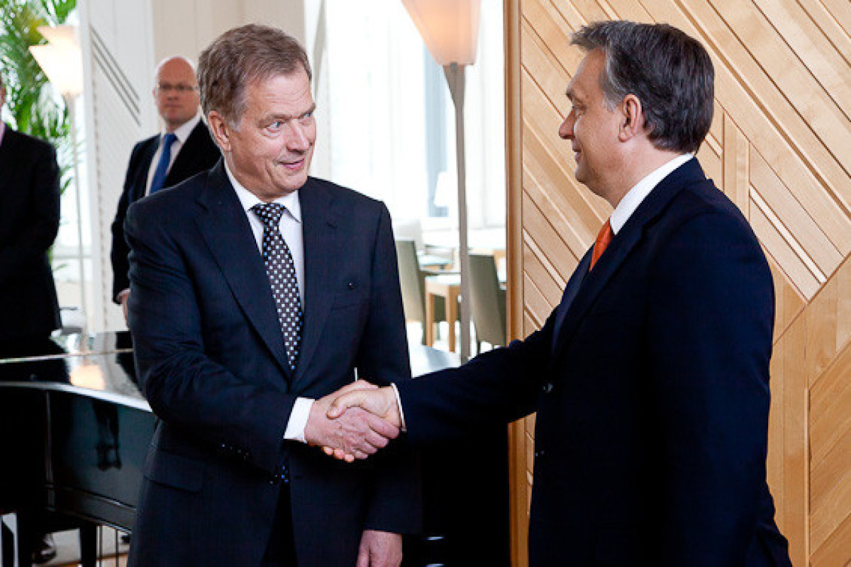 President of Finland hold talks with Hungarian PM