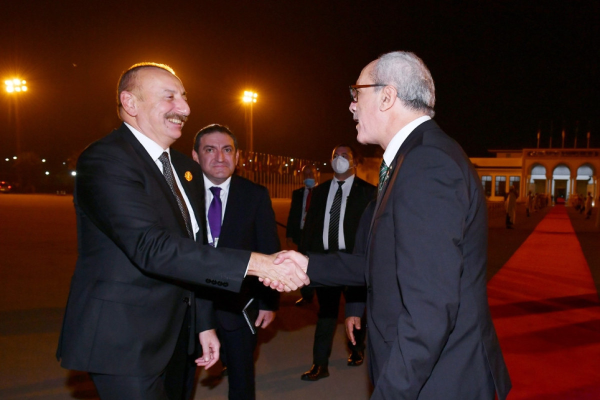 President Ilham Aliyev ended his visit to Algeria