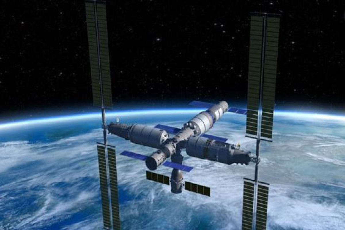 Китай завершил сборку космической станции на орбите