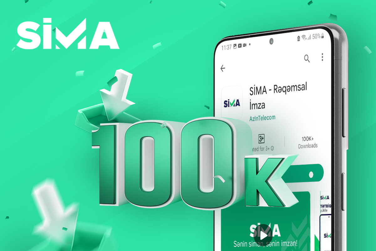 SİMA mobil tətbiqinin istifadəçi sayı 100 mini ötdü