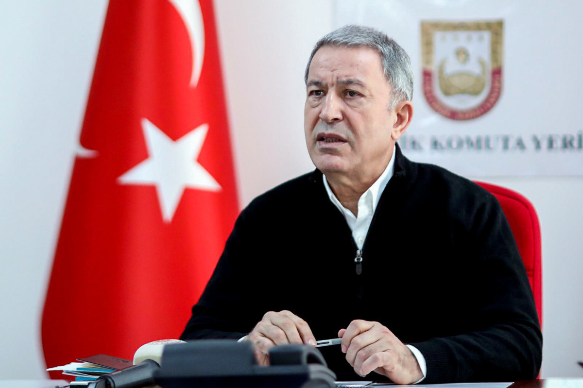 Turkiye's defence minister, Hulusi Akar