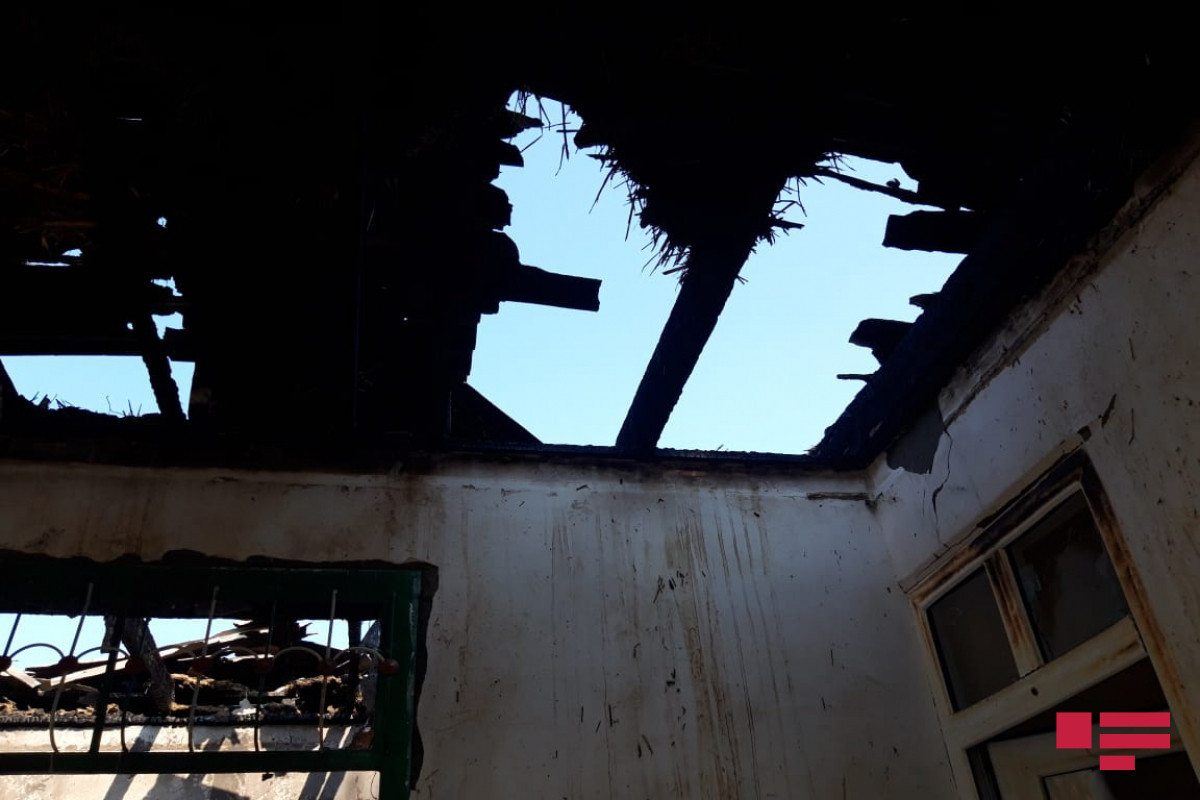Qazaxda ev yanıb, 86 yaşlı kişi ölüb