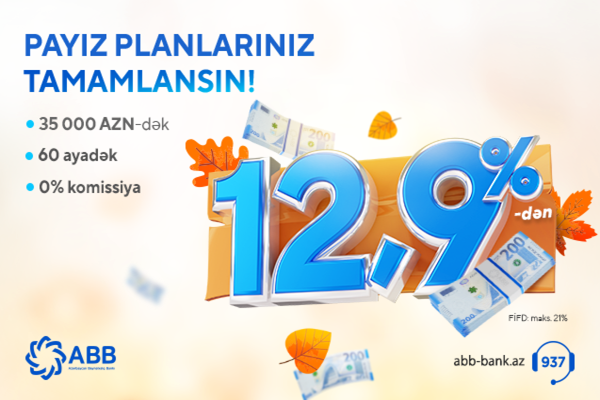 ABB hər kəs üçün sərfəli kredit kampaniyasına start verib - FOTO 
