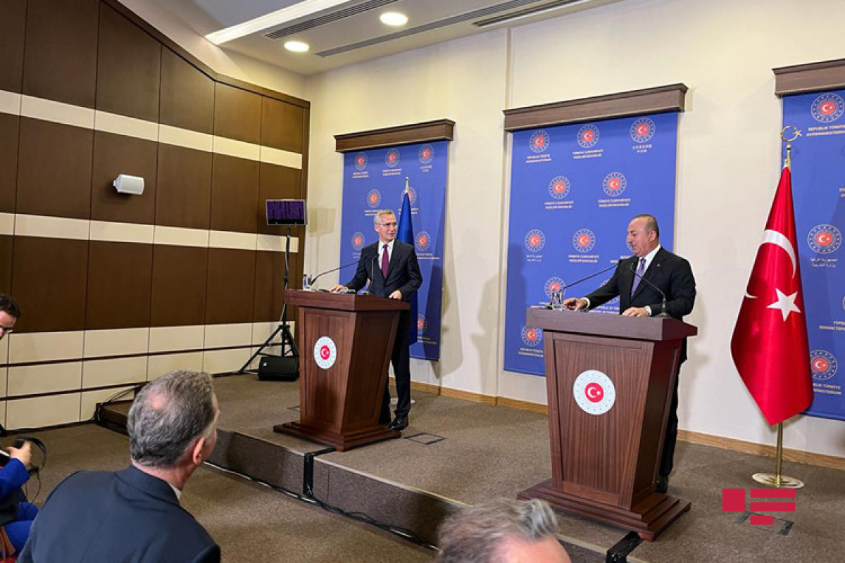 Mövlud Çavuşoğlu NATO-nun Baş katibi ilə görüşüb  - FOTO 