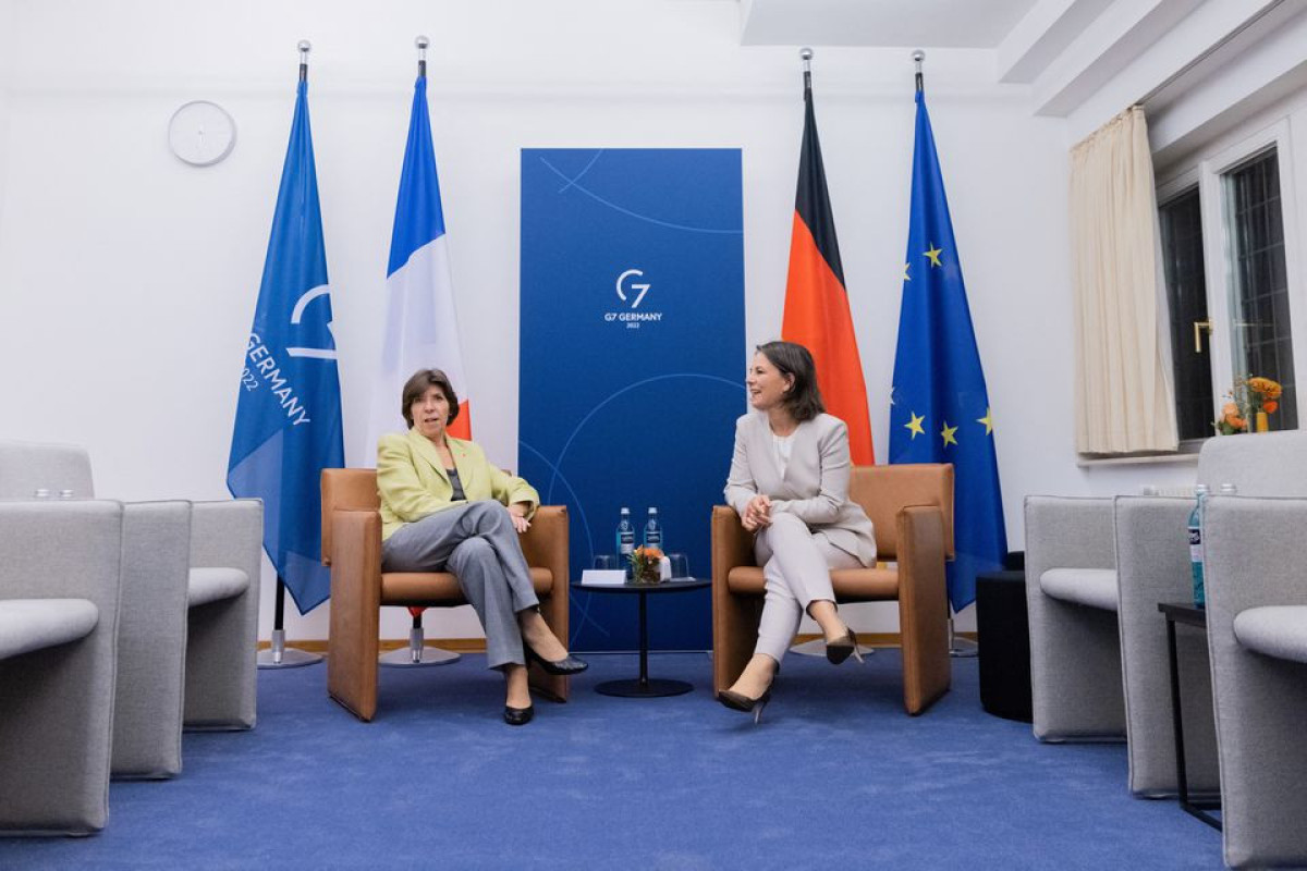 Annalena Baerbock, German Foreign Minister and Catharine Colonna, French Foreign Minister