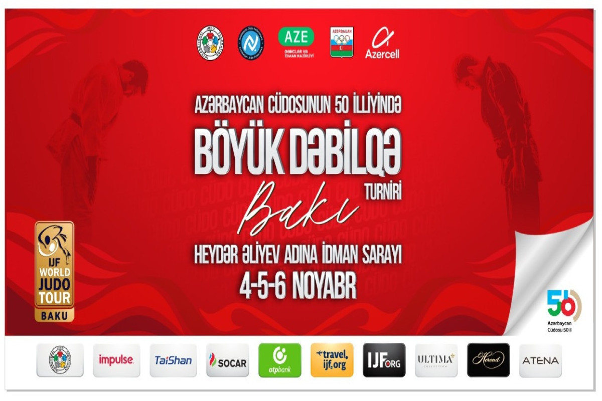 Azercell оказывает организационную поддержку турниру Большого Шлема по дзюдо в Азербайджане