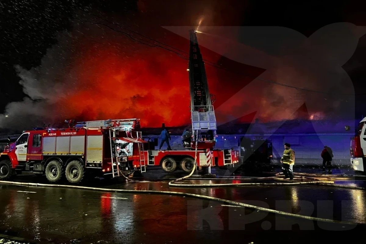 Пожар в кафе в Костроме