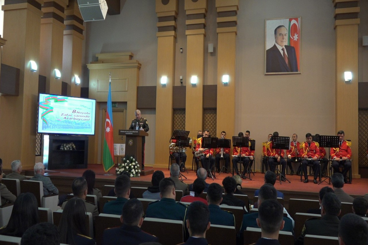 FHN Akademiyasında Zəfər Gününə həsr edilmiş tədbir keçirilib - FOTO 