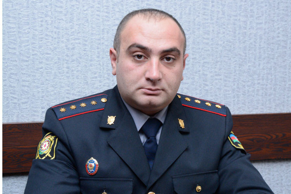 Eşqin Qasımov, DİN-in Mətbuat Xidmətinin Gəncə regional qrupunun baş inspektoru, polis kapitanı