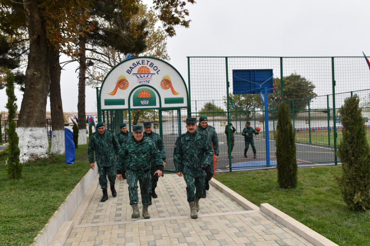 В воинской части ГПС в Джабраиле переданы в пользование военный госпиталь, спортивный и жилой комплексы
