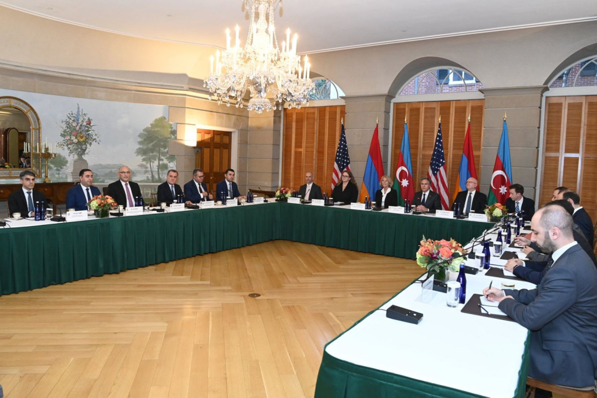 Блинкен: США выступают за двусторонний диалог Азербайджана и Армении-ФОТО 