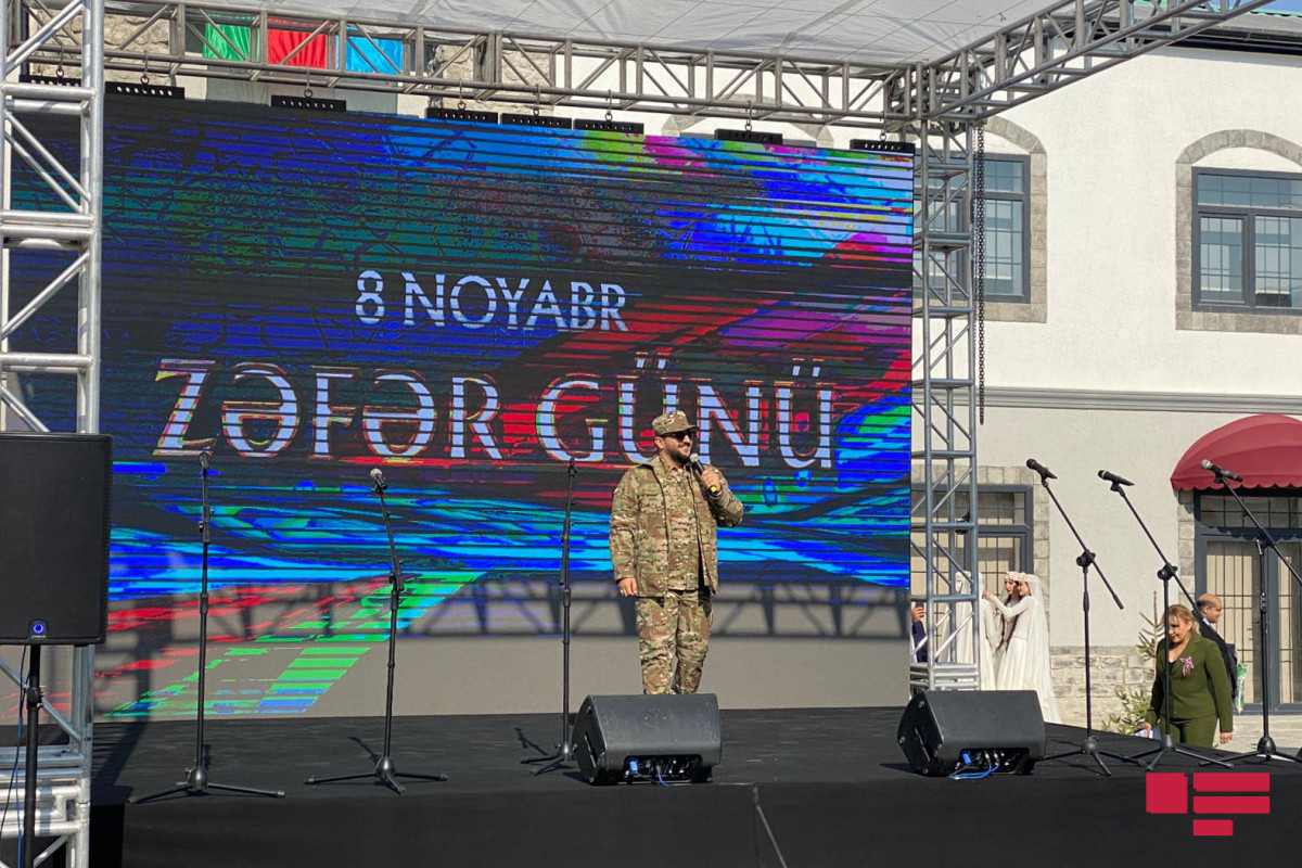 Zəfər Günü münasibətilə Ağalıda konsert təşkil edilib - FOTO 