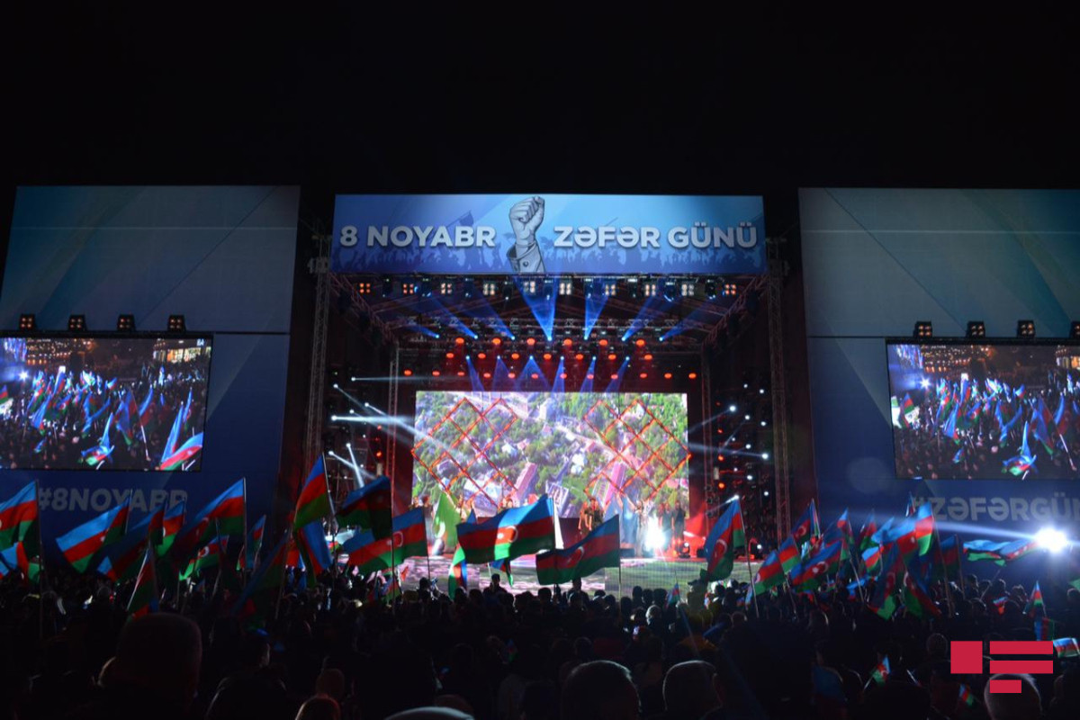 По случаю Дня Победы организован праздничный концерт, в Приморском национальном парке и в Шуше состоялся фейерверк -ФОТО -ВИДЕО -ОБНОВЛЕНО 