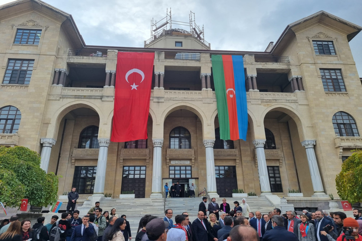 Ankaranın Qazi Universitetində Zəfər Günü ilə bağlı tədbir keçirilib - FOTO 