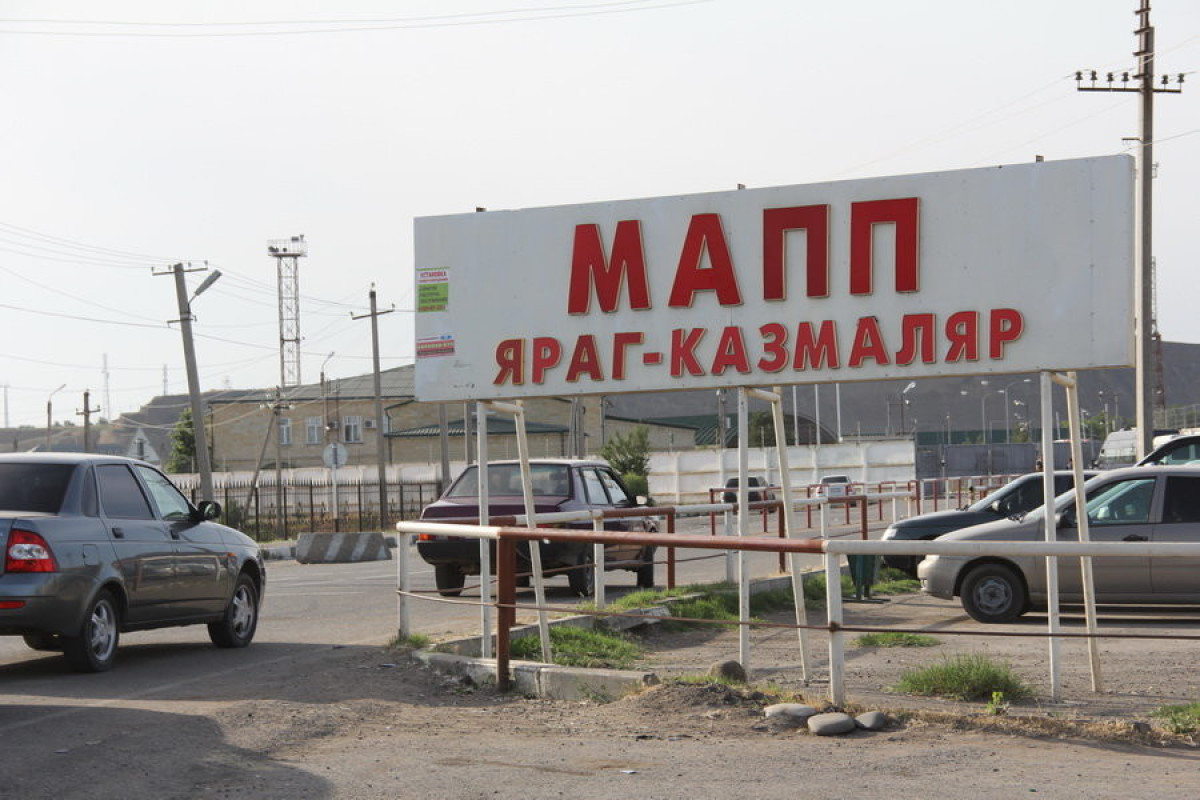 Россия изменила схему движения автотранспорта на границе с Азербайджаном
