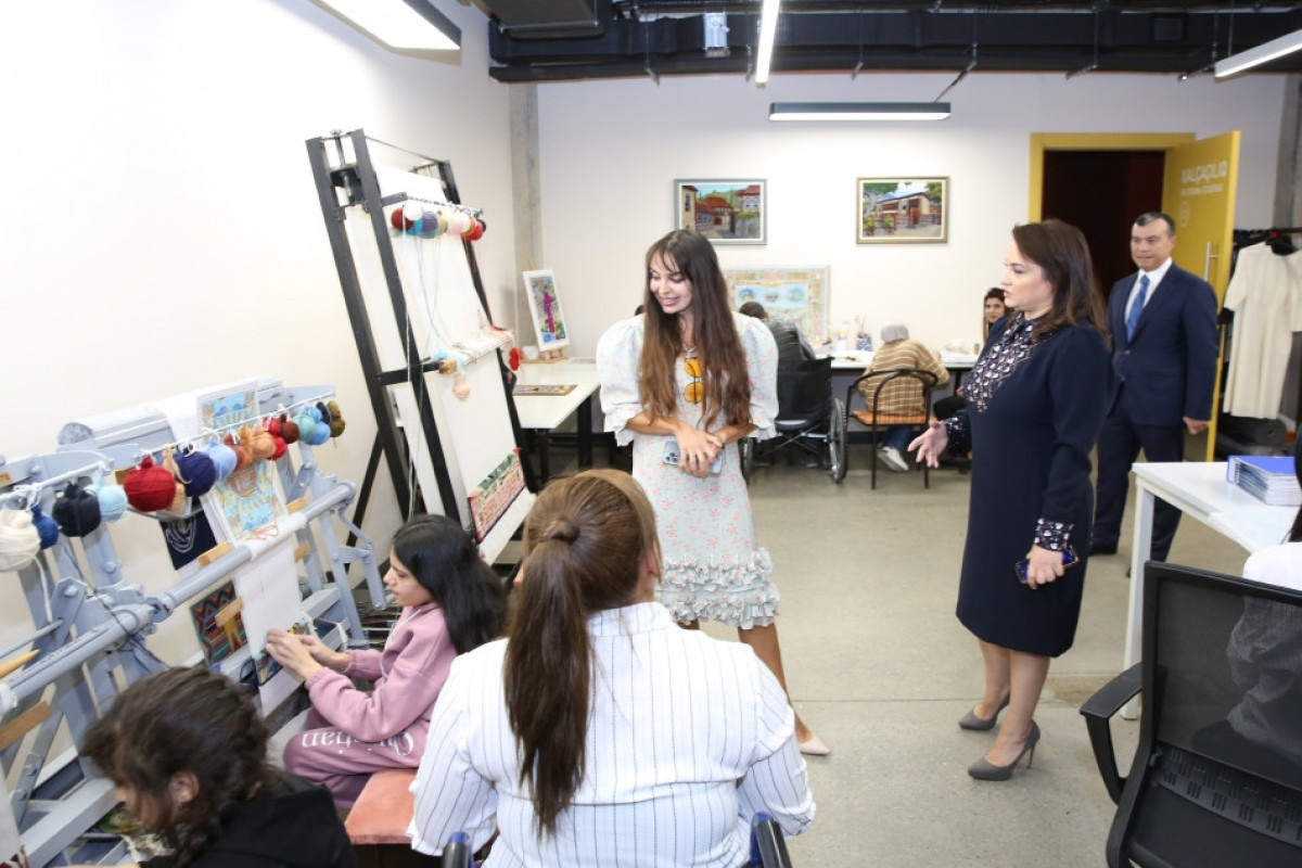 Leyla Aliyeva visits DOST Center for Inclusive Development and Creativity-PHOTO 
