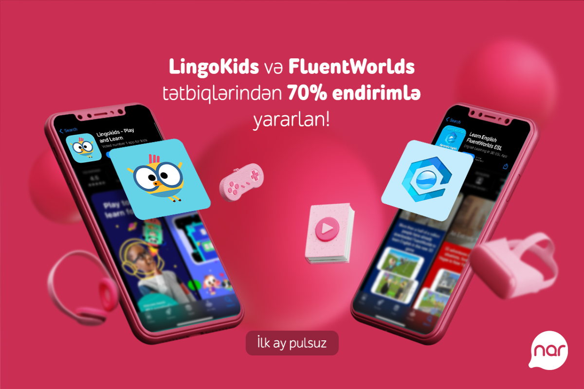 “Nar”dan ingilis dilini öyrənmək istəyənlər üçün əla fürsət! - FOTO 