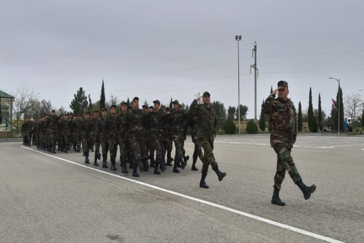 Mülki müdafiə qoşunlarında andiçmə mərasimi keçirilib - FOTO 