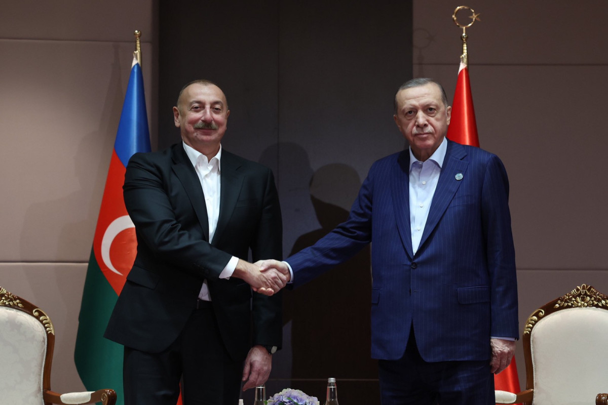 President of Azerbaijan Ilham Aliyev met with President of Turkiye Recep Tayyip Erdogan in Samarkand-UPDATED -PHOTO 