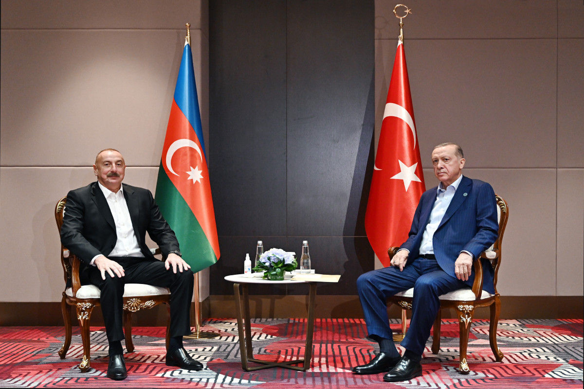 President of Azerbaijan Ilham Aliyev met with President of Turkiye Recep Tayyip Erdogan in Samarkand-UPDATED -PHOTO 