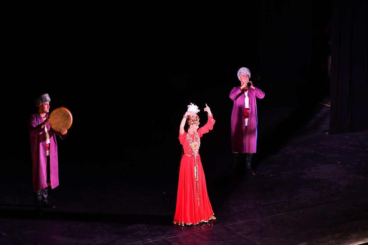 First Lady of Azerbaijan Mehriban Aliyeva watched "Lazgi" ballet in Samarkand-PHOTO 