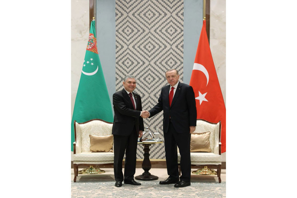 Эрдоган встретился с Гурбангулы Бердымухамедовым