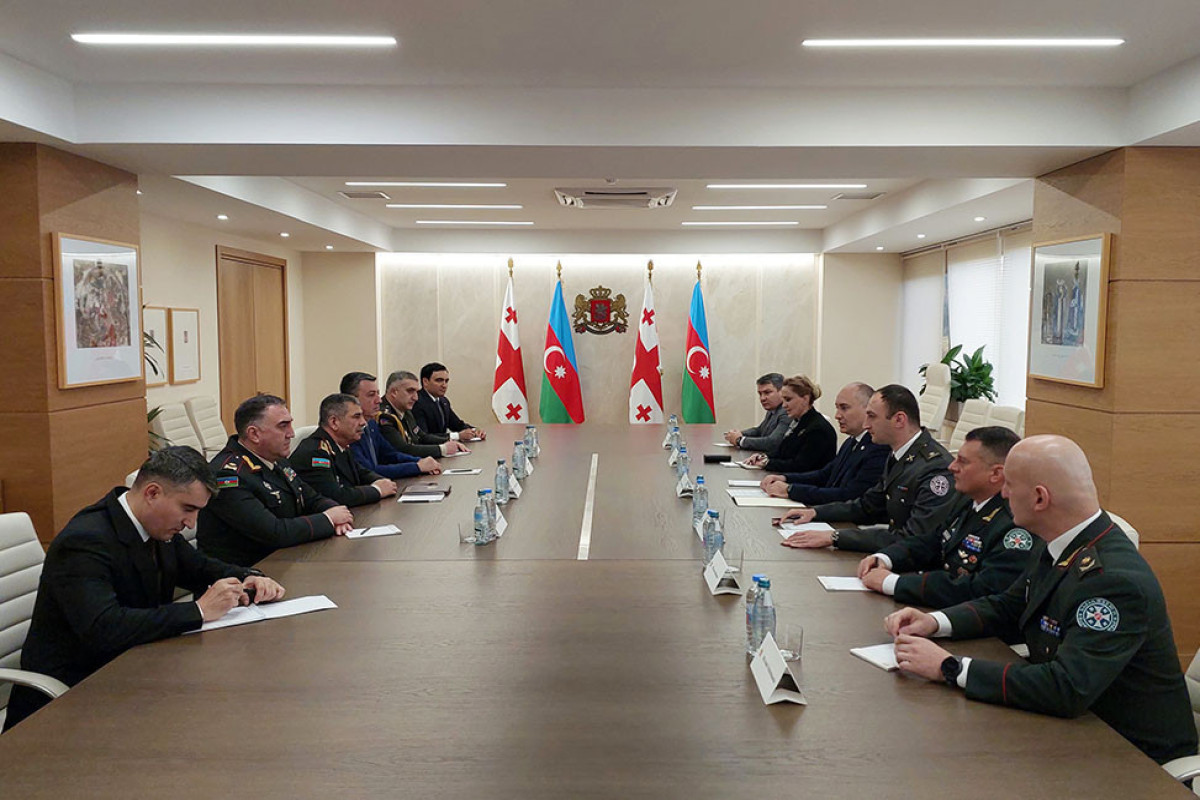 Подписан план азербайджано-грузинского военного сотрудничества - ФОТО 