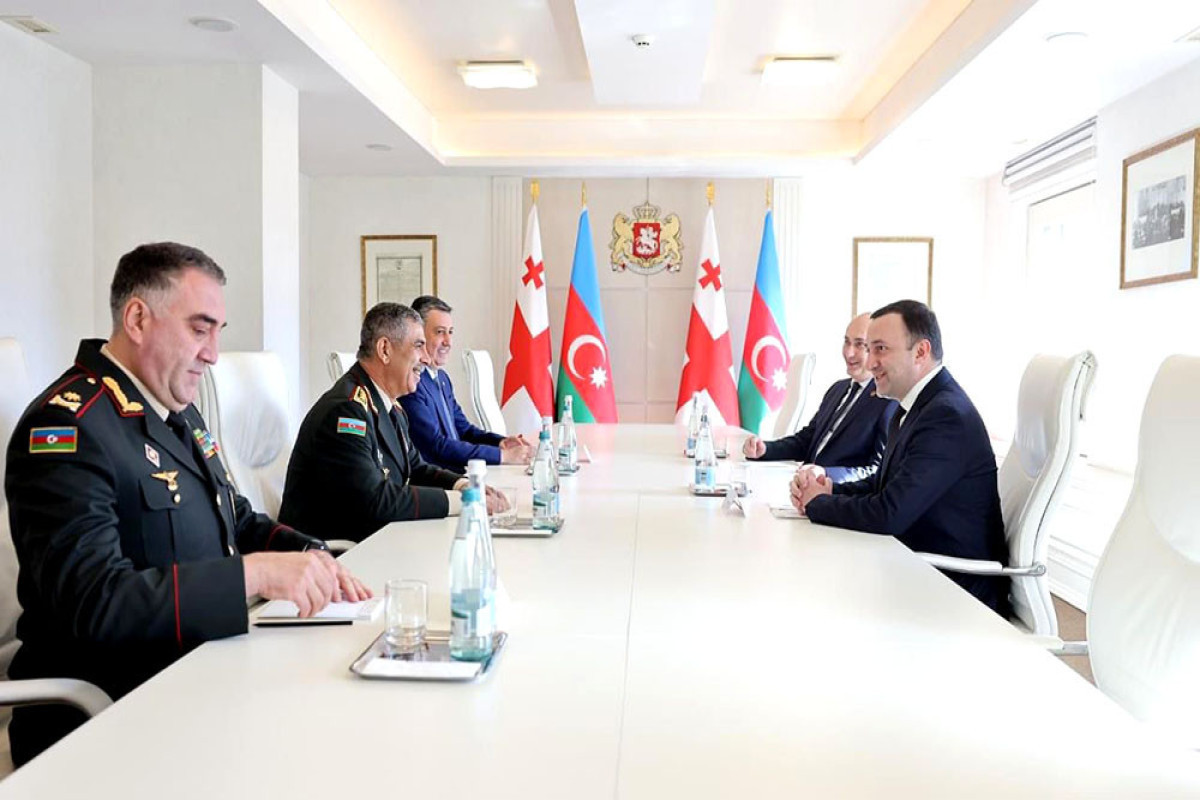 Minister of Defense of Azerbaijan met with the Prime Minister of Georgia