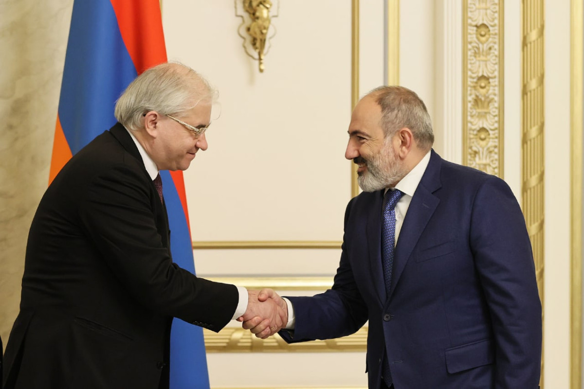 Armenian Prime Minister Nikol Pashinyan received today Russian Foreign Minister's special representative Igor Khovayev