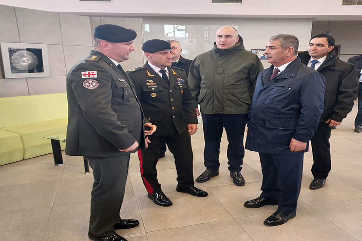 Azerbaijan Defense Minister visited Georgian National Defense Academy-PHOTO 