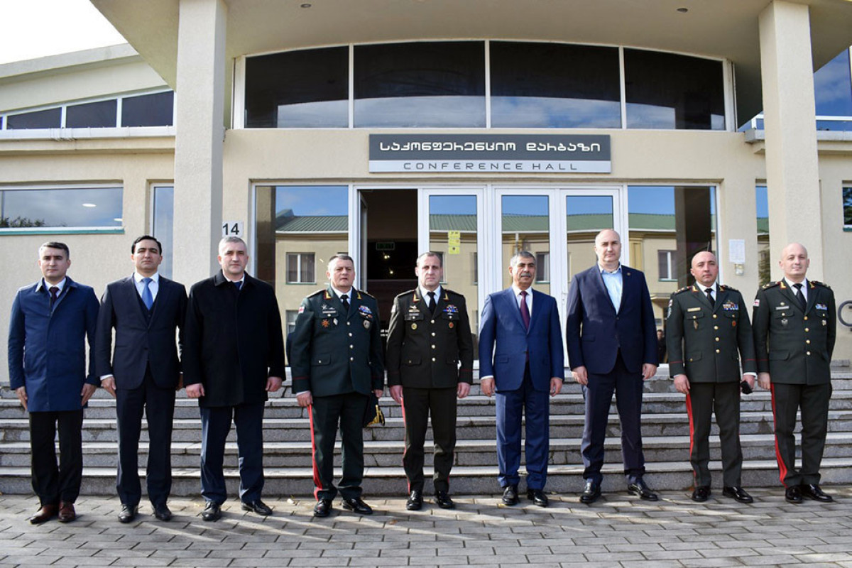 Закир Гасанов посетил Национальную академию обороны Грузии