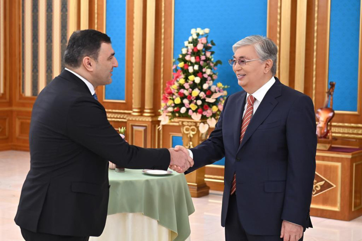 Посол Азербайджана встретился с президентом Казахстана