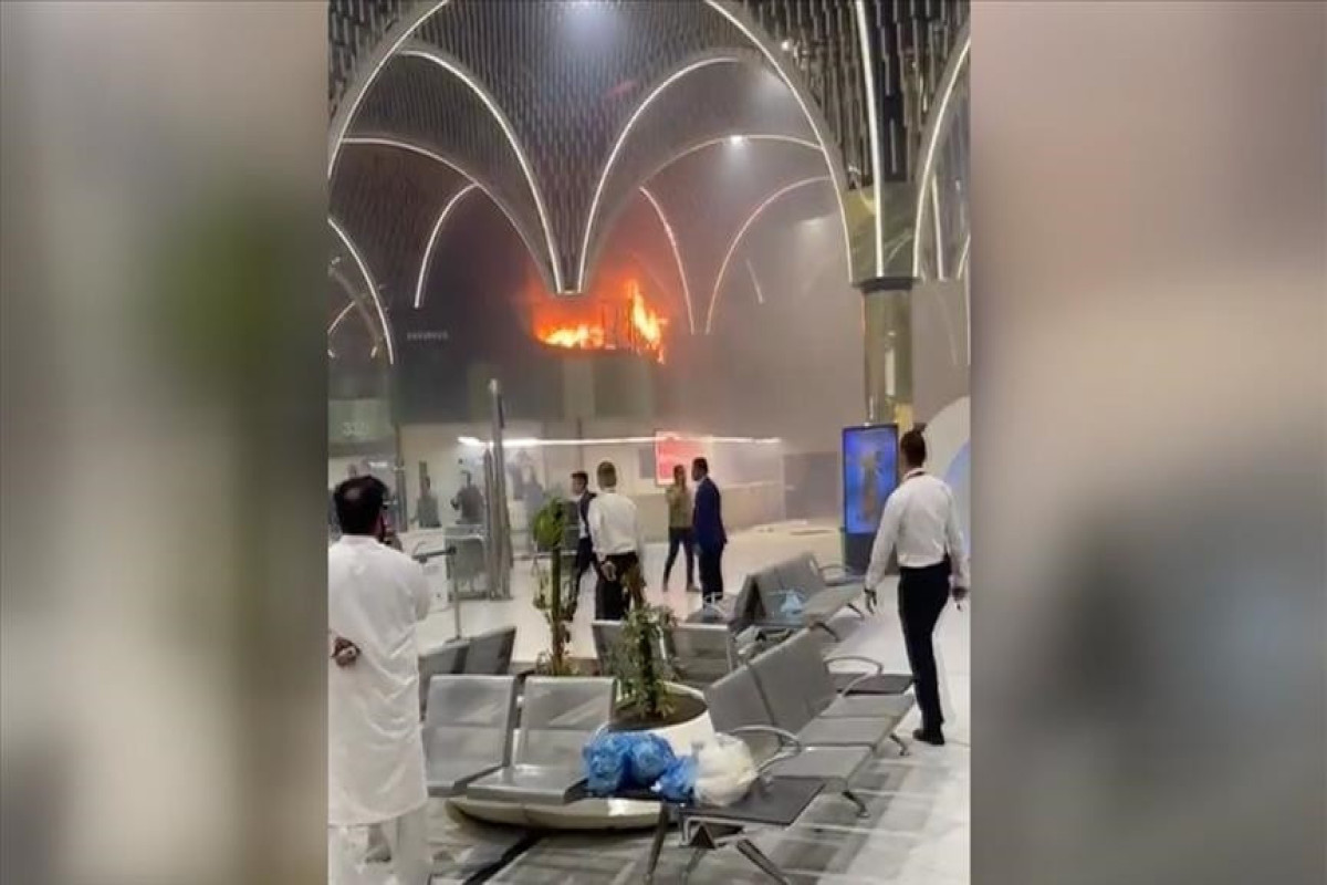 В аэропорту Багдада произошел пожар, есть пострадавшие