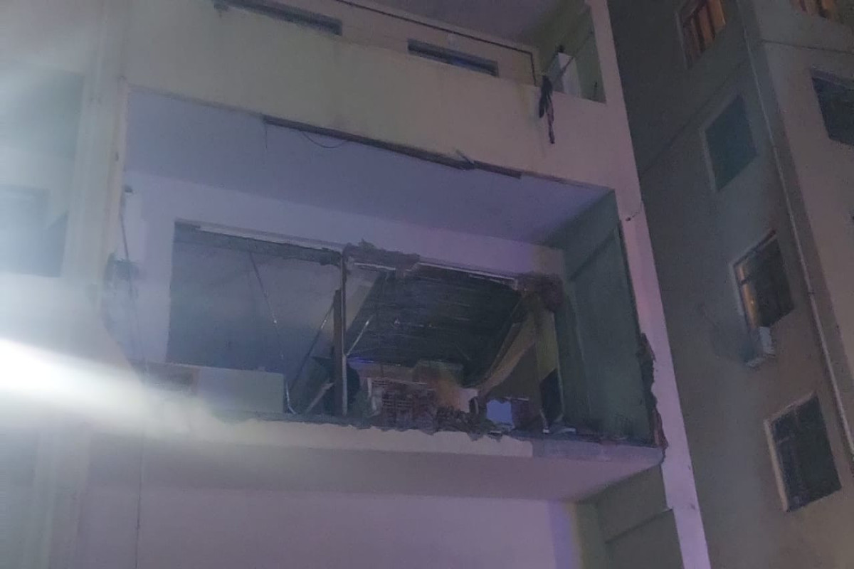 В Хырдалане в жилом доме прогремел взрыв