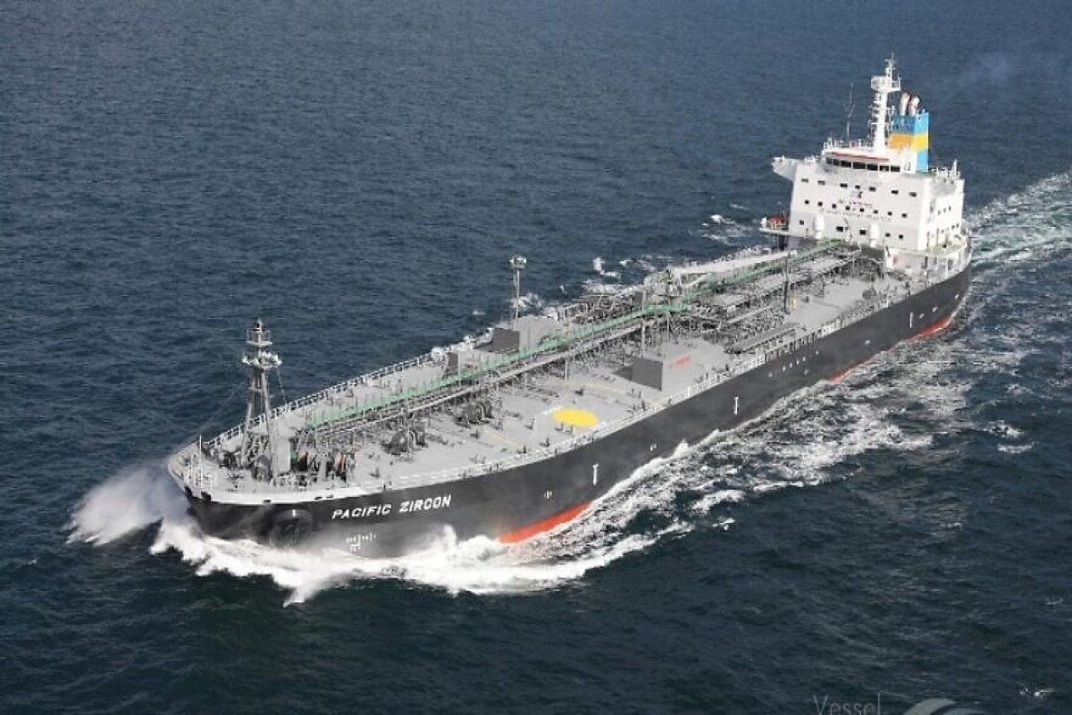 U.S. Centcom says Iranian-made drone hit Pacific Zircon tanker off Oman