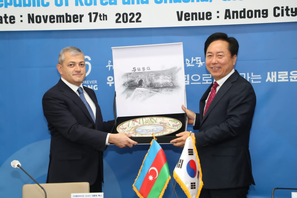 Shusha and Andong signed MoU on building "Friendly relations" relation