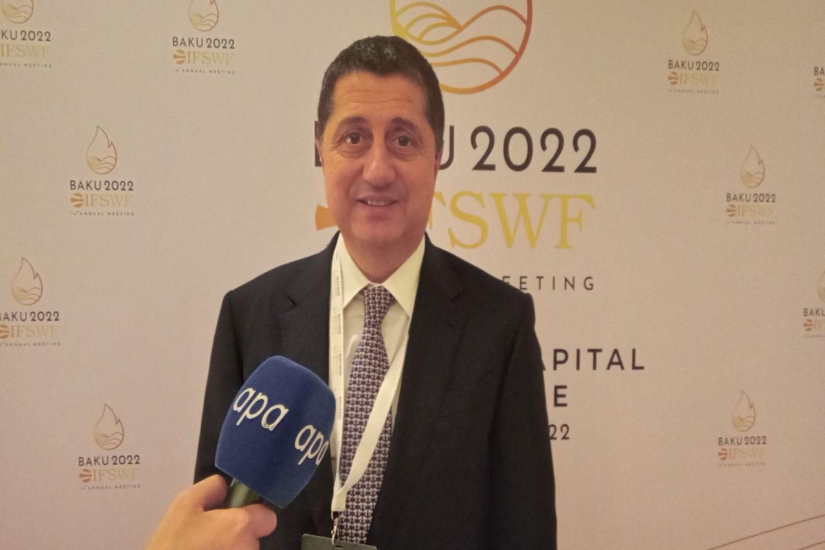 Maurizio Tamagnini: "Sovereign Funds will pay attention to Azerbaijan's investment prospects